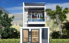 Thiết kế nhà ống 2 tầng đủ công năng, hợp phong thủy