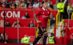 Thủ môn Man United  với đồng đội