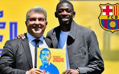 Vừa gia hạn hợp đồng, Barca đã tính đến chuyện bán Dembele