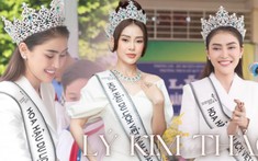Hoa hậu Du lịch Việt Nam toàn cầu - Lý Kim Thảo trao học bổng cho học sinh khó khăn nhân dịp về thăm trường cũ