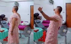 Mở camera kiểm tra, vợ 'bắt quả tang' chồng đang thử váy trễ vai, không ngừng ngắm nghía tạo kiểu trước gương
