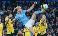 Haaland lại nổ súng, Man City ngược dòng nghẹt thở trước Dortmund