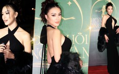 Á hậu Kim Duyên khoe đường cong quyến rũ, 'chiếm spotlight' tại thảm đỏ chung kết 'Hoa khôi Sông Vàm'