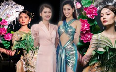 Thùy Dung diễn trang phục dân tộc 'gây bão' tại Miss Grand Vietnam, tâm huyết nhờ cả Khánh Vân thị phạm