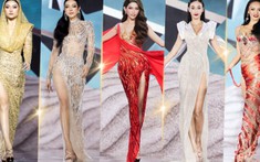 Top 50 Miss Grand  Vietnam 2022 'bung skill' cực đỉnh với loạt trang phục dạ hội ấn tượng trong đêm Chung khảo