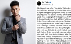 Du Thiên ủng hộ 200 triệu đồng cùng người dân miền Trung chống bão