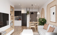 Căn hộ 2 phòng ngủ quà tặng ý nghĩa của các con với bố mẹ