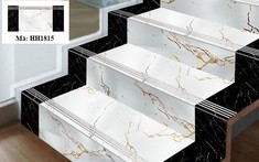 Mẫu gạch lát cầu thang đẹp, chống trơn, giá rẻ 2022: Giả đá, giả gỗ