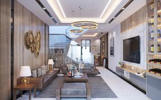 Thiết kế nhà ống 4 tầng kết hợp ở với kinh doanh