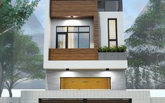 Mẫu gạch ốp mặt tiền nhà ống đẹp, sang trọng được ưa chuộng năm 2022