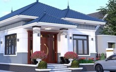 Thiết kế nhà cấp 4 mái Thái thoáng rộng, đủ đầy công năng