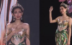 Thùy Tiên bật khóc chia sẻ về hành trình đương nhiệm, cả khán phòng vỡ òa xúc động