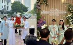 Lễ ăn hỏi Bình An - Phương Nga: Dàn bê tráp xinh đẹp 'hết nấc', gây chú ý nhất là sự xuất hiện của Đỗ Mỹ Linh