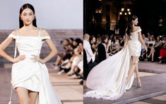 Vừa kết thúc nhiệm kỳ hoa hậu, Lương Thùy Linh làm vedette show thời trang thu - đông