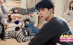 Anh Tú tung loạt ảnh tiệc pajama 'chia tay độc thân' nhưng trông như '50 sắc thái vợ đuổi ngủ ngoài sofa'