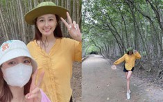 Mai Phương Thúy tung ảnh đi chơi cùng bạn, mặt mộc xinh không tì vết nhưng trang phục mới đáng chú ý