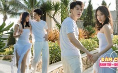 Diệu Nhi - Anh Tú thả dáng dưới nắng chiều, tay trong tay không rời trước giờ đón khách
