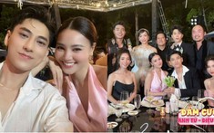 Đi ăn cưới Diệu Nhi - Anh Tú, Ninh Dương Lan Ngọc 'chốt đơn' luôn crush của cô dâu