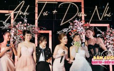 Diệu Nhi hội ngộ dàn cast 'Sao nhập ngũ 2022' trong ngày đám cưới