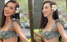 Hoa hậu Thùy Tiên bùng nổ visual vạn người mê, xinh đẹp như công chúa núi rừng ngày thứ 6 tại Bali