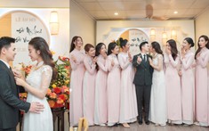 Lễ ăn hỏi Đỗ Mỹ Linh: Trọn vẹn những khoảnh khắc ngọt ngào của cô dâu, chú rể