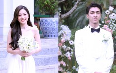 Trước thềm đám cưới: Bình An tranh thủ quay vlog, Phương Nga xuất hiện rạng rỡ với váy cưới đơn giản