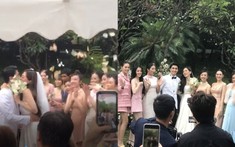 Hé lộ cảnh hôn ngọt ngào của Bình An - Phương Nga trong vô vàn lời chúc phúc của dàn hoa - á hậu