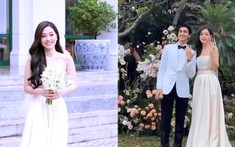 Á hậu Phương Nga táo bạo diện croptop trong ngày cưới