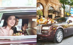 Cận cảnh siêu xe 83 tỷ đồng trong lễ đón dâu của hoa hậu Đỗ Mỹ Linh