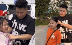 Long Chun hiếm hoi đưa em gái khác mẹ lên sóng, mong muốn bù đắp thật tốt cho em