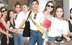 Thiên Ân tái ngộ “bà trùm hoa hậu” Phạm Kim Dung và các á hậu, sẵn sàng 'quậy tưng bừng' đêm Chung kết