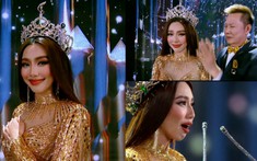 Quá tự hào: Thùy Tiên diện áo dài, phát biểu 4 thứ tiếng, khóc nghẹn khi cảm ơn Mr.Nawat trong phần Final Walk