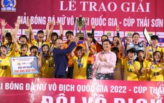 'Những cô gái Sài thành' đăng quang ngôi vô địch bóng đá nữ Việt Nam