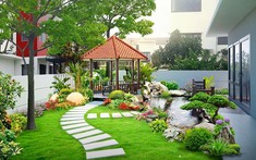 Mẫu biệt thự sân vườn đẹp năm 2022