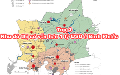 Bình Phước: Top 4 khu đô thị có vốn hơn 1 tỷ USD nằm ở đâu?