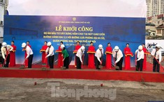 Hà Nội khởi công hầm chui Vành đai 2,5 qua đường Giải Phóng