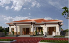 Tư vấn thiết kế biệt thự 1 tầng mái Thái phong cách hiện đại