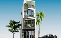 Mẫu thiết kế nhà ống 4 tầng 50m2 cho gia đình 3 thế hệ