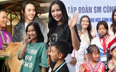 Hoa hậu Ngọc Châu, á hậu Thủy Tiên, hoa khôi Diễm Trinh, á khôi Thanh Thanh đồng hành làm thiện nguyện tại Sơn La
