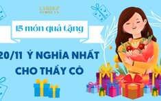 15 món quà tặng 20/11 ý nghĩa nhất cho thầy cô