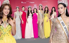 Hoa hậu đứng chật thảm đỏ là có thật: Thiên Ân lép vế khi đứng cạnh Miss Intercontinental - Bảo Ngọc