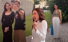 Miss Grand Thùy Tiên 'dở khóc dở cười' khi trở thành 'tiểu tam' bất đắc dĩ, chính thất đứng ngay sau lưng
