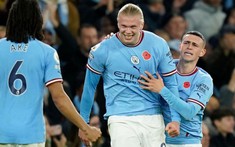 'Quái vật' Haaland lại nổ súng, Man City giành 3 điểm không tưởng