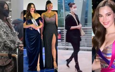 Các nàng hậu Miss Universe đổ bộ Thái Lan: Ở sân bay giản dị bao nhiêu, 'lên đồ' sự kiện lộng lẫy bấy nhiêu