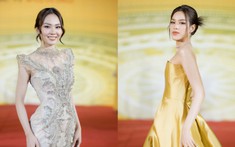 Hoa hậu Đỗ Hà, Mai Phương lộng lẫy trên thảm đỏ Liên hoan phim Quốc tế Hà Nội