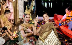 Tham gia lễ hội Loy Krathong, Hoa hậu Hoàn vũ Thái Lan được khen ngợi hết lời, Miss Grand vẫn chưa 'sánh kịp'