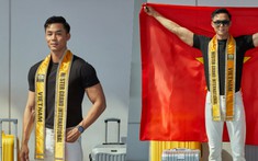 Vũ Linh mang gần 100kg hành lý lên đường chinh chiến Mister Grand International 2022