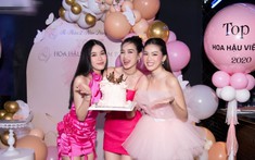 Top 3 Hoa hậu Việt Nam 2020 bất ngờ khi được ekip tổ chức kỷ niệm 2 năm đăng quang