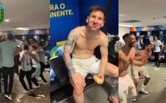 VIDEO: Messi và đồng đội ăn mừng như vô địch World Cup sau khi thắng Mexico