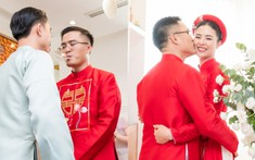 Đám hỏi hoa hậu Ngọc Hân: Chú rể không vượt qua thử thách, phải hít đất trước giờ xin dâu